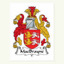 MacBrayne Family Crest Postcard