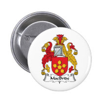 MacBride Family Crest Button