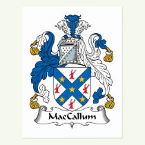 MacCallum Family Crest Postcard