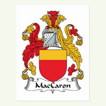 MacCaron Family Crest Postcard