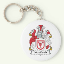 MacCleish Family Crest Keychain