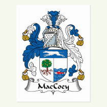 MacCoey Family Crest Postcard