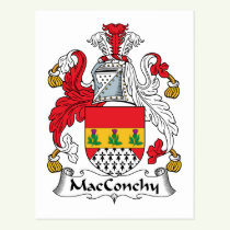 MacConchy Family Crest Postcard