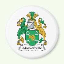 MacConville Family Crest Magnet