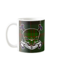 MacDonald Tartan Skull Mug