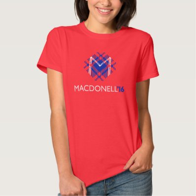 MacDonell 2016 Ladies&#39;  Red Party  T Shirt