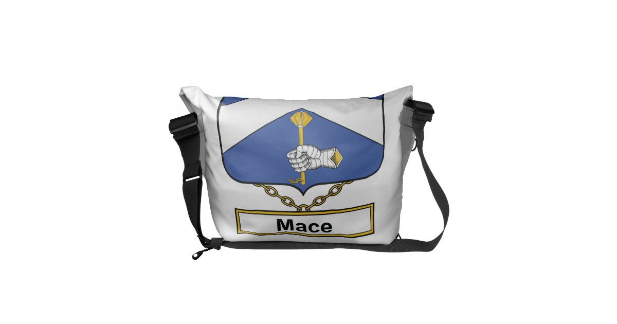 Mace Family Crest Messenger Bag Zazzle