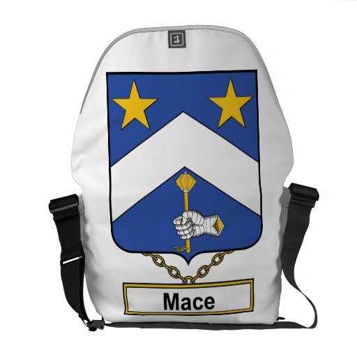 Mace Family Crest Messenger Bag Zazzle