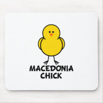 Macedonia Chick mousepads by chicktshirts8 Macedonia Chick mousepads