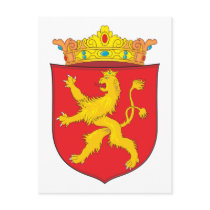 Macedonia Coat of Arms (1635) postcards by FlagTshirts Macedonia Coat of Arms (1635) postcards