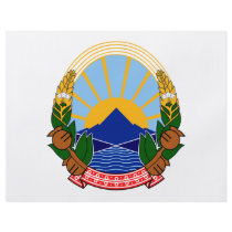 Macedonia Coat of Arms Personalized Flyer