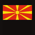 Macedonia Flag Map Spaghetti Top
