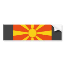 Macedonia Flag bumper stickers by coolcountry Macedonia Flag bumper stickers