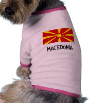Macedonia Flag pet clothing by flagshirt Macedonia Flag pet clothing