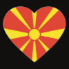 Macedonia Flags Sticker