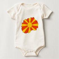 Macedonia flag map t-shirts