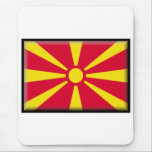 Macedonia Flag mousepads