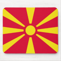 Macedonia Flag Mousepad by jacinto888 Macedonia Flag Mousepad