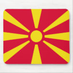 Macedonia Flag Mousepad