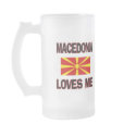 Macedonia Loves Me mugs by flagshirt Macedonia Loves Me mugs
