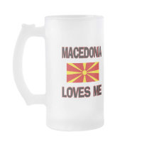 Macedonia Loves Me mugs