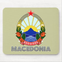 Macedonian Emblem mousepads by FlagStore Macedonian Emblem mousepads