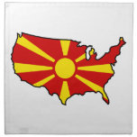 Macedonian in USA napkins