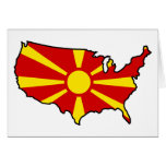 Macedonian in USA cards