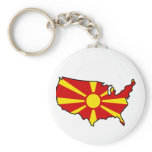 Macedonian in USA keychains