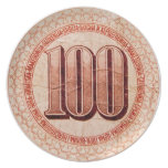 Macedonian money plate