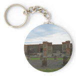 Macellum (Markets) in Ancient Pompeii Key Chain