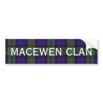 MacEwen Scottish Tartan Bumper Stickers