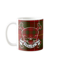MacFie Tartan Skull Mug