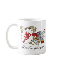 MacGeoghegan Family Crest mugs