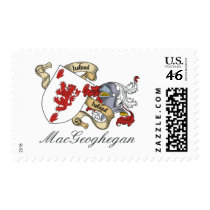 MacGeoghegan Family Crest postage