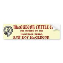 MacGREGOR CATTLE CO. bumper stickers