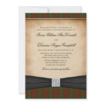 MacGregor of Cardney Tartan Wedding Invitation