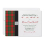 MacGregor Tartan Wedding Invitation