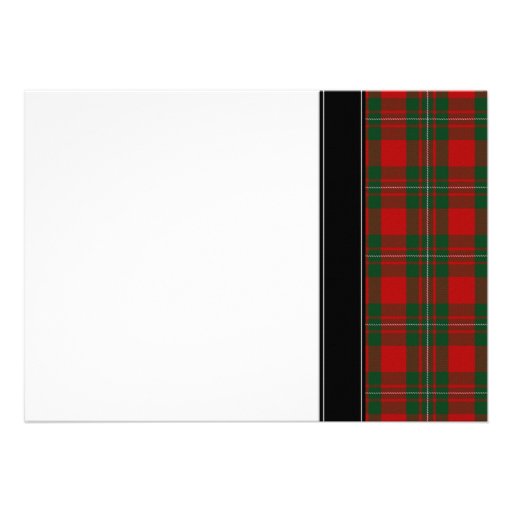 MacGregor Tartan Wedding Invitation
