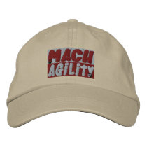 MACH Dog Agility Embroidered Hat embroidered hats