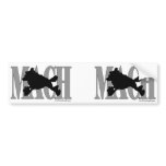 MACH Poodle Bumper Sticker