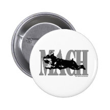 MACH Schnauzer Pinback Button