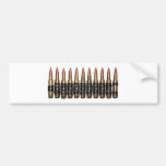 Machine Gun Bullets Bumper Stickers