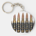 Machine Gun Bullets Keychain