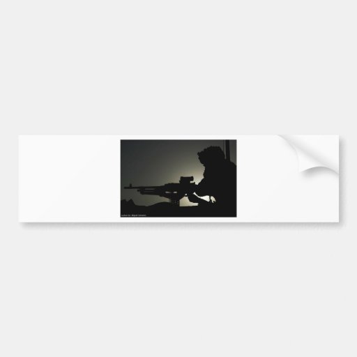MACHINE GUN BUMPER STICKERS