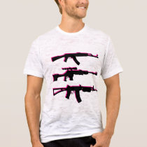 Machine Gun Mens t-shirts by ideabeast Machine Gun Mens t-shirts