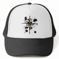 Machine Guns Bullet Skull Shirt hats