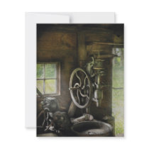 Machine Shop - An old drill press Personalized Invitations
