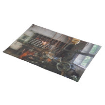 Machine Shop With Lantern Placemats