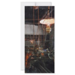 Machine Shop With Lantern Full Color Rack Card